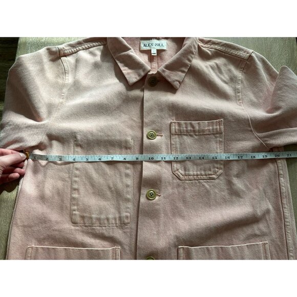 Alex Mill Britt Work Jacket in Light Pink Size Large Barn Jacket Chore Coat Fall - Picture 4 of 7